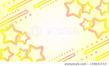 Star Pop Frame Background, Bright Yellow Gradient Event Banner Material, 16:9 Star Pop Frame Background, Bright Yellow Gradient Event Banner Material, 16:9 139041553
