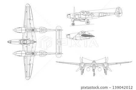 P-38 Lightning P-38 Lightning 139042012