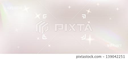 Beige tan gradient with light sparkle and pearl nacre glow. Elegant gradation vector backdrop with grey shimmer and warm flare. Minimal beige tan background for presentation or beauty packaging 139042251