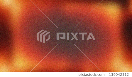 Abstract close-up of dark chocolate swirl with warm red and orange bokeh background 139042312