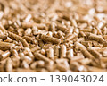 Close-Up Of Wood Pellets Biomass Fuel Pile For Sustainable Heating And Renewable Energy 139043024