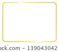 simple gold frame 139043042