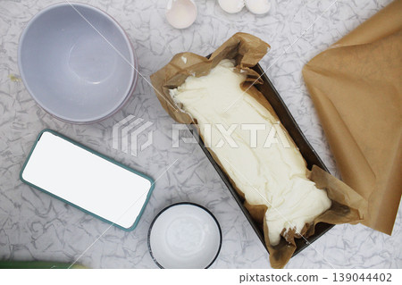 Step-by-step recipe for making cottage cheese casserole. Pour the curd mass onto a baking sheet Step-by-step recipe for making cottage cheese casserole. Pour the curd mass onto a baking sheet 139044402