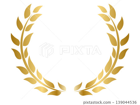Laurel wreath frame material Laurel wreath frame material 139044536