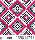 Colorful Geometric Pattern with Bold Shapes and Dynamic Contrast Seamless for shirt, pants 139044751