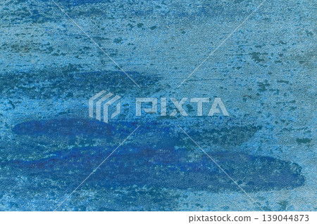 Old blue paint metal texture abstract steel pattern grunge background 139044873
