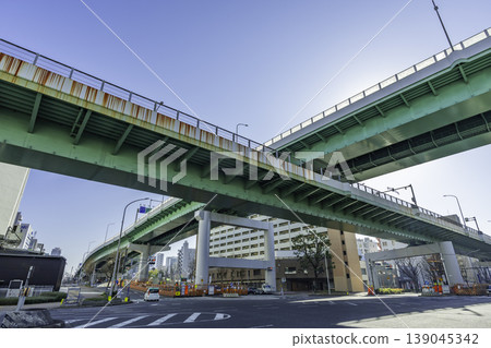 Nagoya city center, Meieki Minami 3-chome intersection, Shin-Suzaki JCT, Nagoya City, Aichi Prefecture Nagoya city center, Meieki Minami 3-chome intersection, Shin-Suzaki JCT, Nagoya City, Aichi Prefecture 139045342