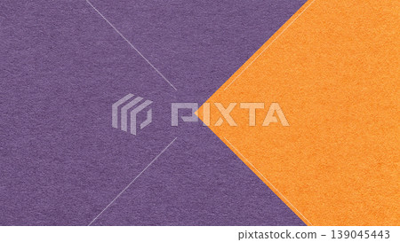 Textured dark violet paper background with orange arrow, macro. Template with copy space for banner, presentation Textured dark violet paper background with orange arrow, macro. Template with copy space for banner, presentation 139045443