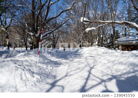 道路被雪掩埋 139045550
