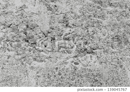 Grey Stone Texture or Background in monochrome. Black and White. 139045767