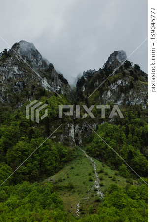 Amazing view of mountains in National Park Prokletije, Montenegro. Amazing view of mountains in National Park Prokletije, Montenegro. 139045772