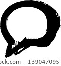 刷子對話框形狀 139047095