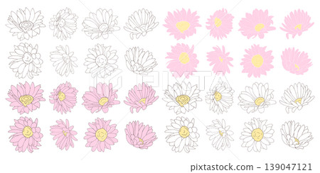 簡單的花圖 簡單的花圖 139047121