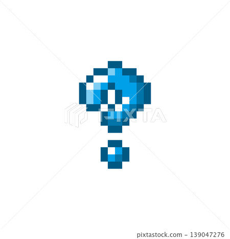 Pixel art icon: Mini question mark (7) Pixel art icon: Mini question mark (7) 139047276