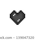 Pixel art icon: Mini heart mark (3) 139047320