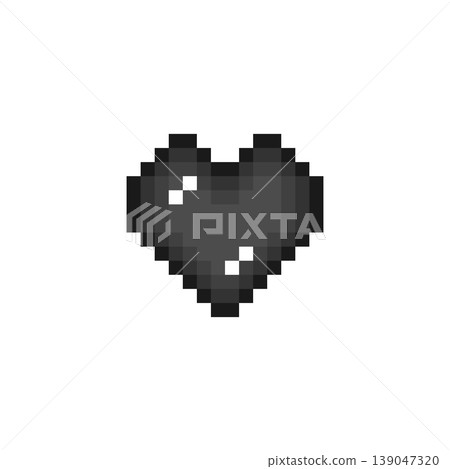 Pixel art icon: Mini heart mark (3) Pixel art icon: Mini heart mark (3) 139047320