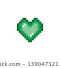 Pixel art icon: Mini heart mark (4) 139047321