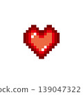 Pixel art icon: Mini heart mark (5) 139047322