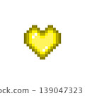 Pixel art icon: Mini heart mark (6) 139047323