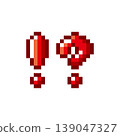 Pixel art icon Mini! ? mark (5) 139047327