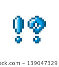 Pixel art icon mini! ? mark (7) 139047329