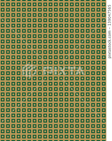 Counterfeit gold and a dark green square pattern background 139047565