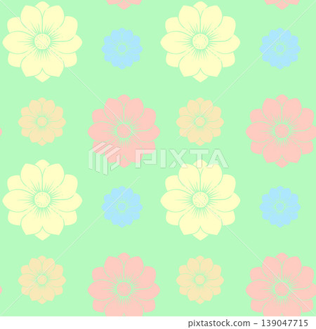 Floral Kids Seamless Pattern 139047715