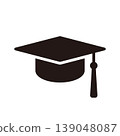 Graduation cap icon 139048087