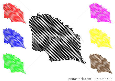 Alcobaca municipality (Bahia state, Municipalities of Brazil, Federative Republic of Brazil) map vector illustration, scribble sketch Alcobaca map Alcobaca municipality (Bahia state, Municipalities of Brazil, Federative Republic of Brazil) map vector illustration, scribble sketch Alcobaca map 139048388