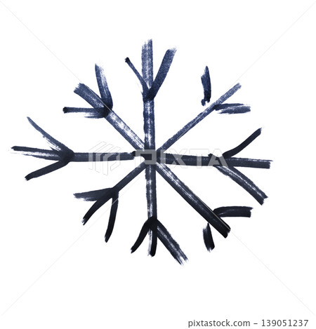 a stylized snowflake drawn with a black marker a stylized snowflake drawn with a black marker 139051237