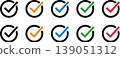 Round checkbox icon 139051312