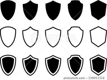 Shield icon illustration 139051318