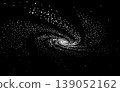 Spiral Galaxy in Deep Space 139052162