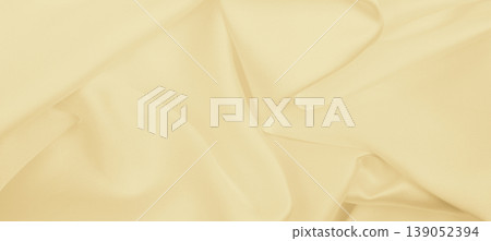 Smooth elegant golden silk or satin luxury cloth texture as wedding background. Luxurious background design. In Sepia toned. Retro style 139052394