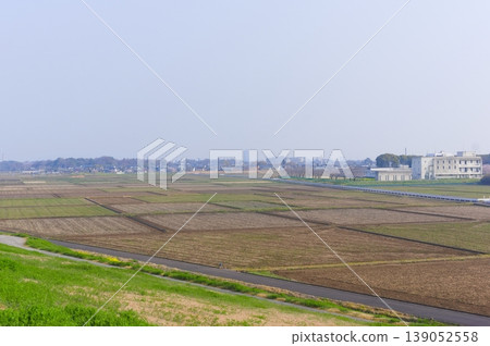Along the Watarase River Cycling Road in Koga City, Ibaraki Prefecture, March 2026 Along the Watarase River Cycling Road in Koga City, Ibaraki Prefecture, March 2026 139052558