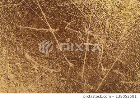 Grunge texture with scratched surface, worn material pattern, rough structure. Natural golden bronze background for graphic design, surface overlay, layered marks distressed texture Grunge texture with scratched surface, worn material pattern, rough structure. Natural golden bronze background for graphic design, surface overlay, layered marks distressed texture 139052591