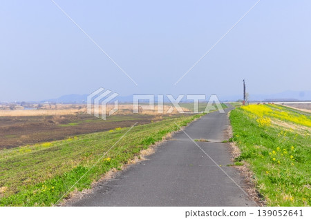 The area around Watarase Floodplain after controlled burning, March 2026. The area around Watarase Floodplain after controlled burning, March 2026. 139052641