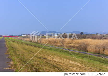 The area around Watarase Floodplain after controlled burning, March 2026. The area around Watarase Floodplain after controlled burning, March 2026. 139052664