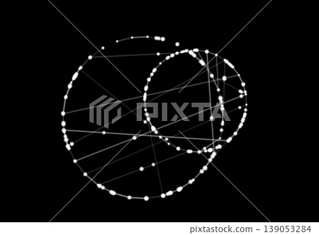 交錯的圓形光網 交錯的圓形光網 139053284