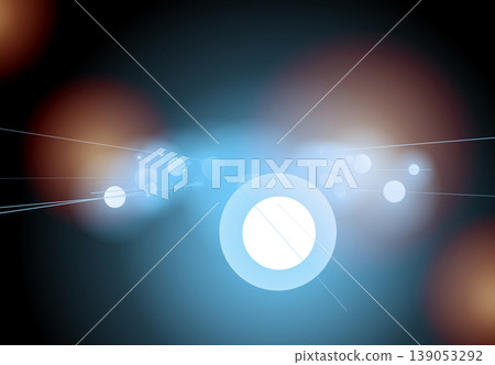 Blue light circle 139053292