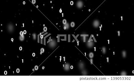 Abstract background with digital data flowing through it Abstract background with digital data flowing through it 139053302