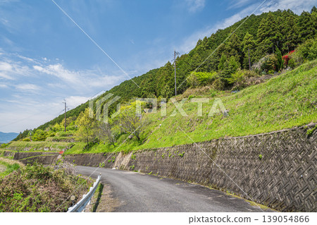 奈良縣飛鳥村，寧靜的春日山村景色。 139054866