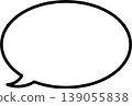 Round speech bubble 139055838