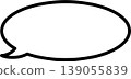 Round speech bubble 139055839
