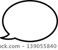 Round speech bubble 139055840