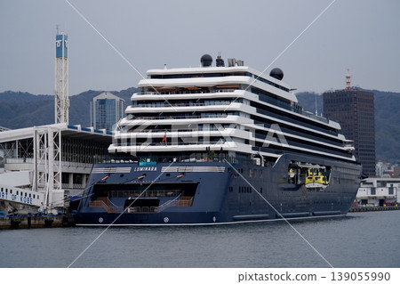 Luxury cruise ship "Liminara" enters Kobe Port. Luxury cruise ship "Liminara" enters Kobe Port. 139055990
