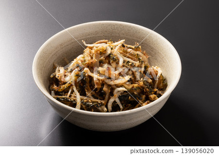 Bitter melon, whitebait, tsukudani (simmered in soy sauce and sugar). 139056020