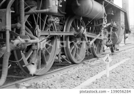 Driving wheel of steam locomotive Driving wheel of steam locomotive 139056284