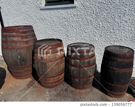 A traditional distillery on Islay, Scotland, famous for its peaty whisky. A traditional distillery on Islay, Scotland, famous for its peaty whisky. 139056777