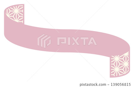 Simple and cute hemp leaf pattern ribbon, pink, size 3. Simple and cute hemp leaf pattern ribbon, pink, size 3. 139056815